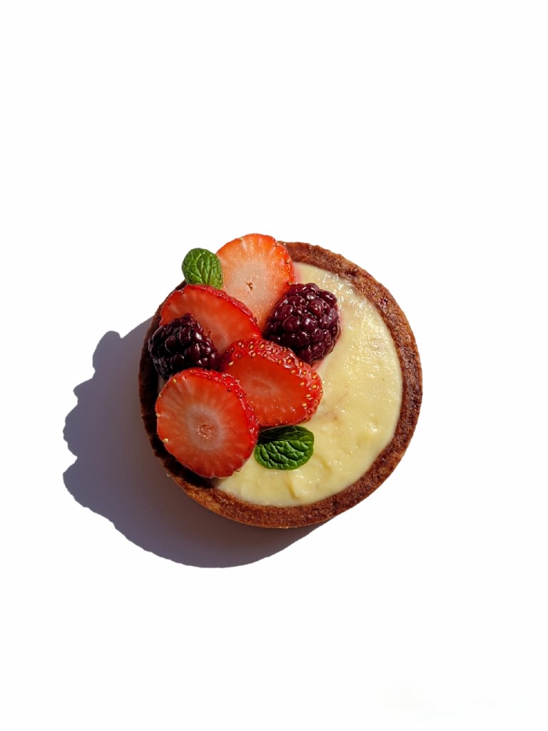 Custard Tart with Seasonal Fruit